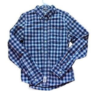 Abercrombie & Fitch Vintage Y2K Muscle Fit Plaid Button Down Shirt SZ Medium